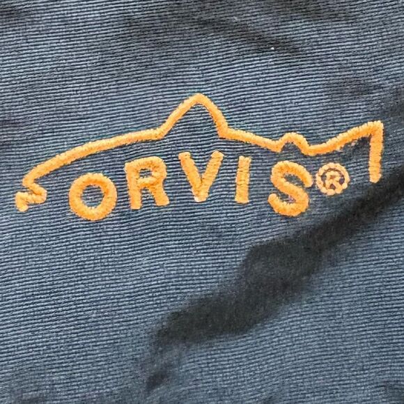 Orvis Men’s Swim Trunks Shorts Size Large Black Mesh Lining Drawstring - Picture 6 of 6